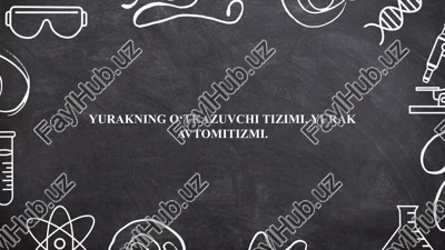 yurakning o‘tkazuvchi tizimi. yurak avtomitizmi — PPTX