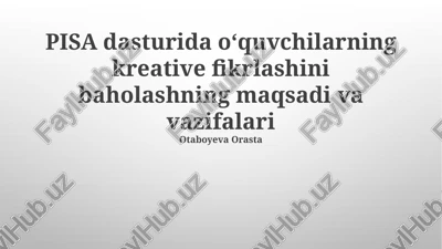 pisa dasturi — PPTX