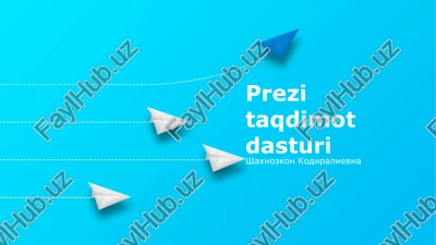 prezi taqdimot dasturi — PPTX