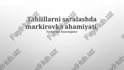markup tillari: tuzilmaning asoslari — PPTX