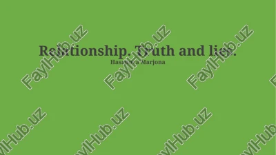 ochilish va yashirinish — PPTX