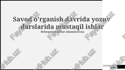 tahrirlash va tuzatish — PPTX