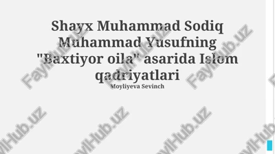 baxtiyor oila — PPTX