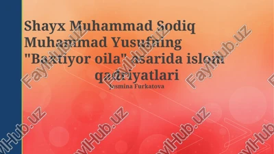baxtiyor oila — PPTX