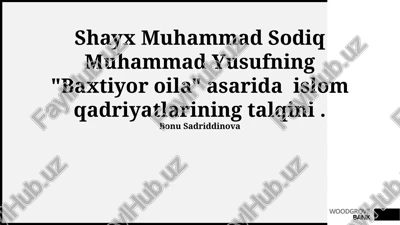 "baxtiyor oila" — PPTX