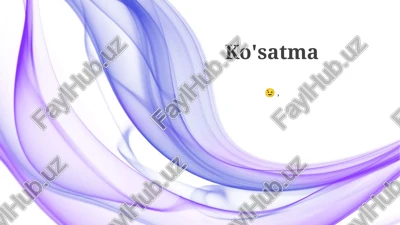 ko'satma — PPTX