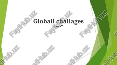 globall challages — PPTX