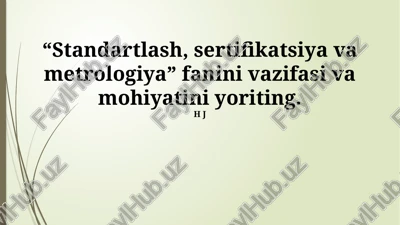 iso 9001 kabi sertifikatlashtirish jarayoni — PPTX