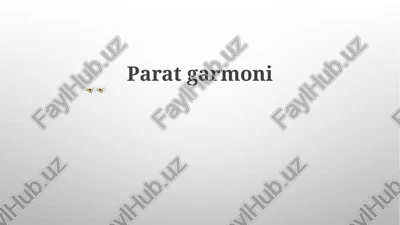parat garmoni — PPTX
