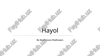 hayol — PPTX