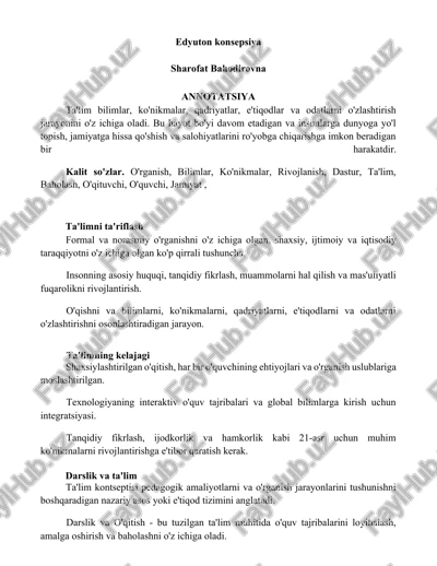 edyuton konsepsiya — DOCX