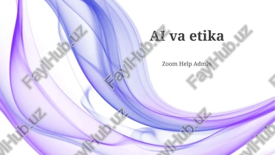ai va etika — PPTX