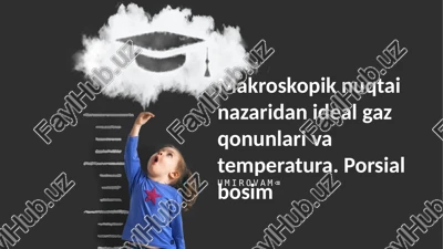 ideal gaz qonunlari va harorat — PPTX