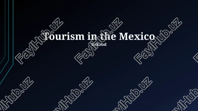 challenges and opportunities for mexican tourism — PPTX