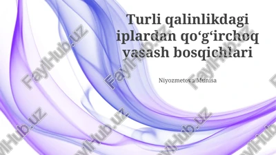 tana shaklini yaratish — PPTX