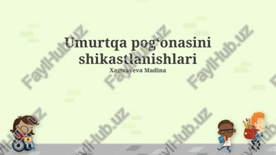 umurtqa pog‘onasini shikastlanishlari — PPTX