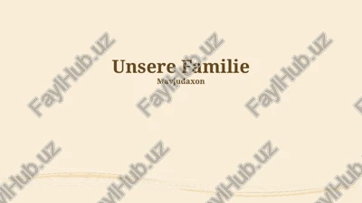 unsere familiengeschichte — PPTX