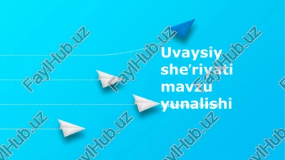 uvaysiy sheʼriyati — PPTX