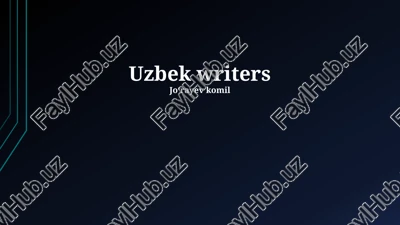 classical uzbek literature — PPTX