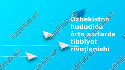 o'rta asrlarda o'zbekistonda tibbiyot rivojlanishi — PPTX