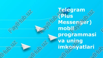 telegram (plus messenger) — PPTX