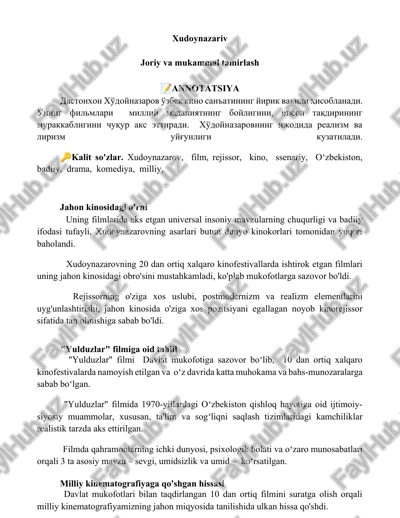 yulduzlar — DOCX