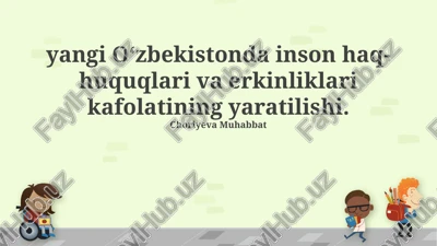 gender tengligi va ayollar huquqlari — PPTX