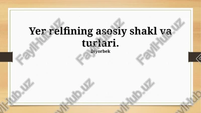 neftni qayta ishlash texnologiyalari — PPTX