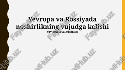 gutenberg inqilobi va uning ta'siri — PPTX