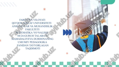 umumiy pedagogika — PPTX