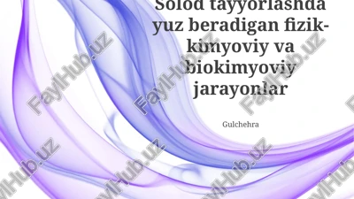 meyyorda yog'larning roli — PPTX
