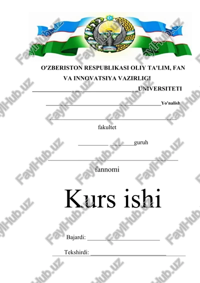 animalistik janr va hayvonotistika — DOCX