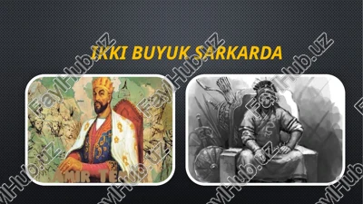 ikki buyuk sarkarda — PPTX