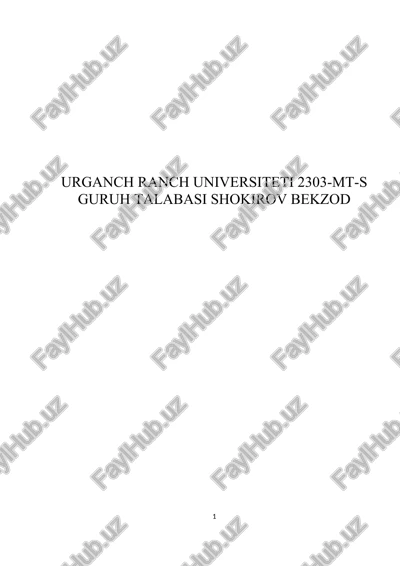 xodimlarni boshqarish usullari — DOC