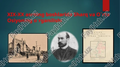 o`rta osiyo xonliklari tarixining yoritilishi — PPTX