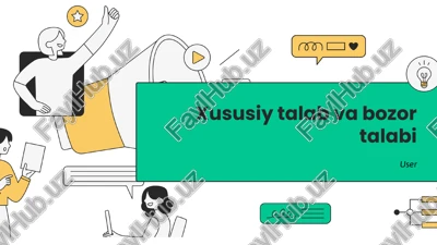 bozor talabi — PPTX