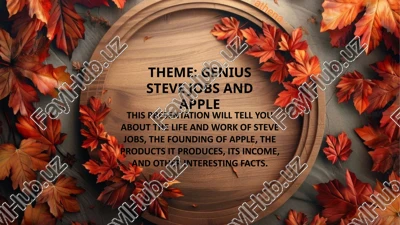 genius steve jobs and apple — PPTX