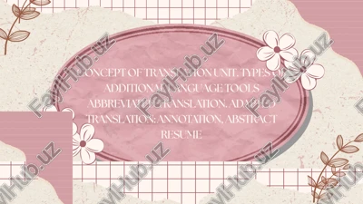 concept of translation unit — PPTX