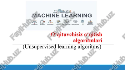 o‘qituvchisizo‘qitish algoritmlari — PPTX