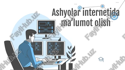 ashyolar interneti dama'lash — PPTX