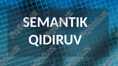 semantik qidiruv — PPTX