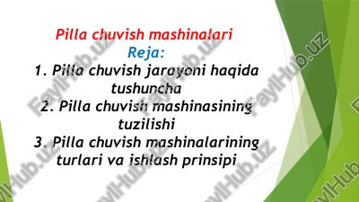 pilla chuvish mashinalari — PPTX