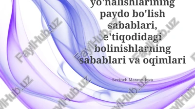 islom ma'naviy maktablari paydo bo'lishi — PPTX