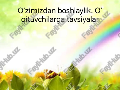 oqituvchilarga tavsiyalar — PDF