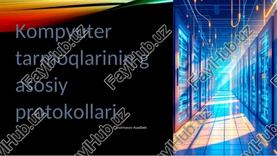 tcp/ip: internetning poydevori — DOCX