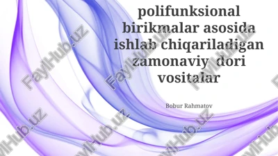 geterofunksional birikmalar: zamonaviy dori-darmonlar uchun asos — PPTX