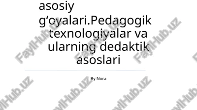 klassik pedagoglarning ta'lim g'oyalari — PPTX
