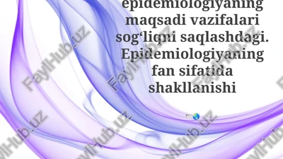 klinik epidemiologiya — PPTX