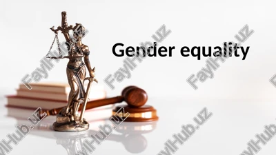 gender tengligi — PPTX