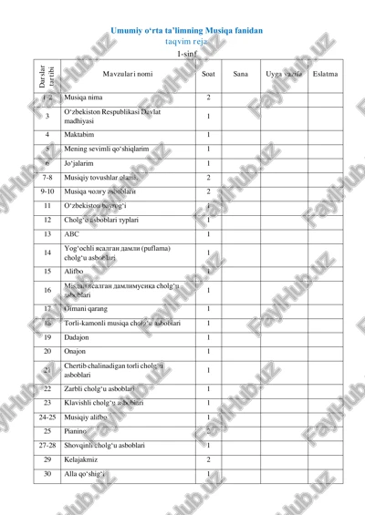1-4-sinf musiqa yillik — PDF